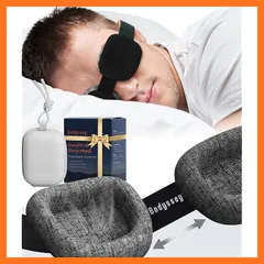 【新品】 Bodyssey アイマスク 立体型 睡眠用【遮光率100% 圧迫感ゼロ】カップ調整可能 通気性 超軽量18.5g 快適 安眠グッズ 旅行 仮眠 男女兼用 PU収納ケース付き 1