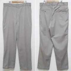 90s W38 L34 Dickies ワークパンツ 874 シルバー USA製