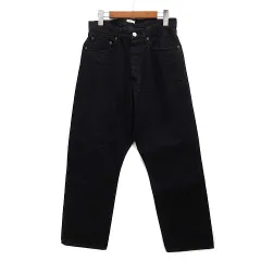 【超希少】フィグベル ワイドデニムトラウザー シンチバック W34 極太 PHIGVEL CLASSIC JEANS WIDE 301 | HUMAN and THINGS