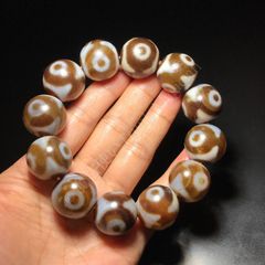 L792)天然メノウ 20mm ブレスレット - メルカリ