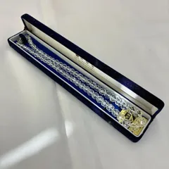 N ★GW特価★処分価格【中古品】水晶 ネックレス シルバー クリスタル おしゃれ おでかけ 冠婚葬祭　上品