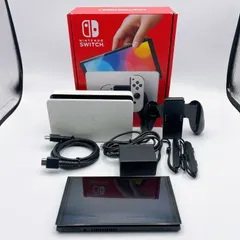 【美品】Nintendo Switch 有機ELモデル ホワイト 本体【Joy-Conなし】