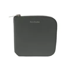 acne studios アクネストゥディオズ ラウンドファスナー財布  レザー    グレー ユニセックス / 240001192667のサムネイル