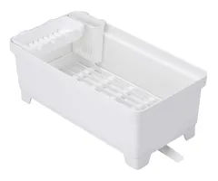【人気商品】セパレ 約22×42×高さ16cm 食器水切り ホワイト 日本製 水切りラック 0048 イノマタ化学