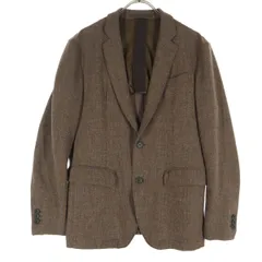 美品 BEAMS LIGHTS ビームスライツ 長袖 テーラードジャケット M ブラウン メンズ 古着