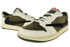 ナイキ NIKE ×TRAVIS SCOTT トラヴィス スコット AIR JORDAN 1 LOW OG SP Reverse Olive エア ジョーダン 1 ロー リバース オリーブ DM7866-200 27.5☆AA★▲■260124
