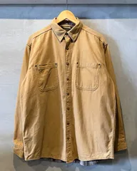 L.L.Bean-Duck shirt-(size M)Made in CANADA エルエルビーン ダックシャツ 裏地付きシャツ
