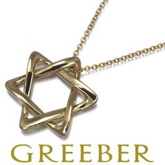 ティファニー ネックレス スターオブダビデ K18YG #188347