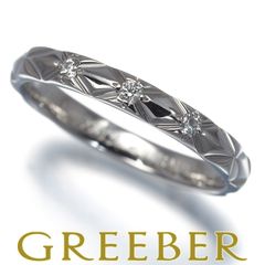 シャネル リング ダイヤ ダイヤモンド マトラッセ 3P スモール 49号 Pt950 #188694