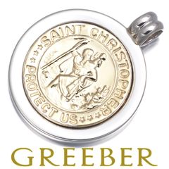 ティファニー ペンダントトップ セントクリストファー コイン シルバー 925 #186446