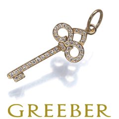 ティファニー ペンダントトップ ダイヤ ダイヤモンド 0.10ct フルールドリスキー ミニ チャーム K18YG #187698