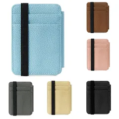 【新品】 [RenLianyi] パスケース レディース 人気 女性 定期入れ 二つ折りカード6枚収納 PU 合皮革 定期券 クレジットカード カード入れ 超薄型 1.5cm おしゃれ 軽量 40g 名刺 カードケース ブルー 0