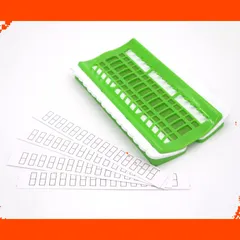 クロスステッチ ミシン針 プロジェクト専用ツール 刺繍オーガナイザー フロス糸オーガナイザー 30ポジション（グリーン） 刺繍 正直屋