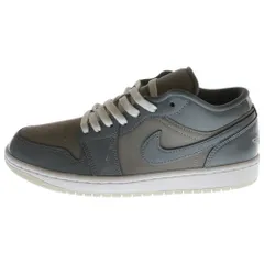 NIKE (ナイキ) AIR JORDAN 1 LOW SE MEDIUM GREY COOL GREY WHITE エアジョーダン1 SE ミディアムグレー クールグレー ホワイト ローカットスニーカー US8/26cm HF3148-001