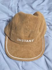 INSTANTFUNK コーデュロイ ベースボールキャップ