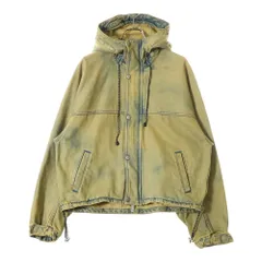 TTT_MSW (ティーモダンストリートウェア) 24SS HOODED DENIM JACKET フーディー デニム ジャケット イエロー/インディゴ TTT-2024SS-JK03のサムネイル