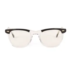 Ray Ban レイバン サングラス | イーグルアイ サングラス (RB2398F Eagle Eye) | クリア ブラックフレーム クリアレンズ | 53□21 145 | ブランド 眼鏡【メンズ】【中古】