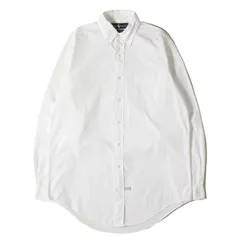 POLO Ralph Lauren ポロ ラルフローレン シャツ ホワイト 白 サイズ:15-33(L相当) | ポニーなし | 90s コットンブロード BD ボタンシャツ (ANDOVER) | トップス カジュアルシャツ【メンズ】【中古】