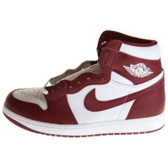 NIKE (ナイキ) AIR JORDAN 1 RETRO HIGH OG ARTISANALRED エアジョーダン1 レトロ ハイ アーティザナルレッド ハイカットスニーカー レッド/ホワイト US9/27cm DZ5485-160
