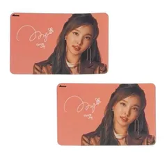 ナヨン TWICE IC カード シール 2枚セット 韓流 グッズ fs038-1