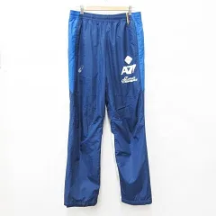 アシックス asics スポーツウエア トレーニングウエア ジョギング パンツ 裏起毛 防寒 青 白 ブルー ホワイト O