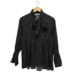 Torrazzo Donna (トラッゾドンナ) LSドットブラウス ブラック FREE