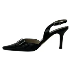 sergio rossi(セルジオロッシ) サンダル 36 レディース - 黒 レザー