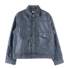 ISAMU KATAYAMA BACKLASH (イサムカタヤマバックラッシュ) ×LEE COWBOY JACKET リー カウレザー カウボーイジャケット ブラック LB0601のサムネイル