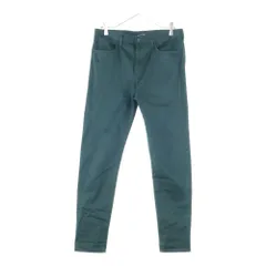 LAD MUSICIAN (ラッドミュージシャン) TAPERED TIGHT PANTS テーパード コットンポリ タイトパンツ グリーン 2219-501のサムネイル