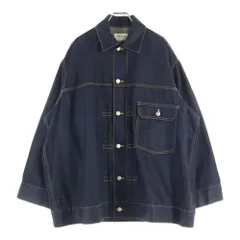 beautiful people (ビューティフルピープル) selvedge denim big blouson セルビッジデニム ビッグ ブルゾン ジャケット インディゴ 1000102017のサムネイル