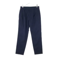 H BEAUTY&YOUTH (エイチ ビューティーアンドユース) WORSTED WOOL EASY PANTS ウールイージーパンツ ネイビー 1214-217-8154