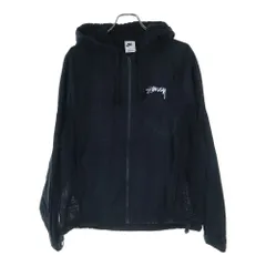 NIKE (ナイキ) ×STUSSY U NRG LINEN JACKET HOODIE ステューシー リラックスフィット リネン ジャケット ブラック FZ5751-010のサムネイル