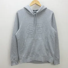 g■ナイキ/NIKE SB プルオーバーパーカー/AJ5014【M】灰/men's/38【中古】■
