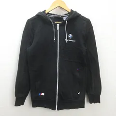 g■プーマ/PUMA BMW フルジップパーカー/533370【XS】黒/men's/37【中古】■