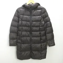 g■ユニクロ/UNIQLO ウルトラライトダウンコート【M】茶系/LADIES/H23【中古】■