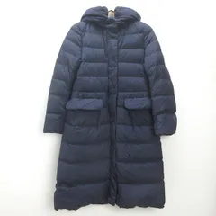 g■ユニクロ/UNIQLO ＋J ウルトラライトダウンフーデットコート/212-432603【M】紺/LADIES/K13【中古】■