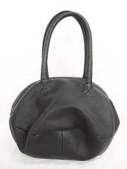 美品 Pragment プラグメント レザー ハンドバッグ sky with almanac 空と月の暦 黒 ブラック LF005-0314-4