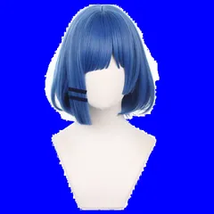 wig cosplay コミケイベント カツラ 文化祭 耐熱ウィッグ お祭り 変装用 コスプレ 学園祭 キャラクター ハロウィン アニメ クリスマス ウィッグ イベント ショート ウィッグネット付き ブルー