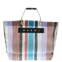 MARNI (マルニ) MARKET STRIPE BAG マーケット ストライプナイロントートバッグ マルチカラー SHMHR08A01TN296のサムネイル