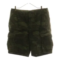 Abercrombie&Fitch (アバクロンビーアンドフィッチ) カモ柄 コットン カーゴ ショーツ ハーフパンツ カーキのサムネイル
