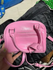 スタンドオイル ピンク色 ミニ ショルダーバッグ