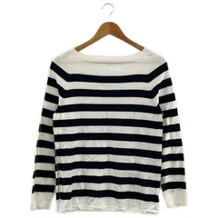 YURI PARK ワイドボーダープルオーバー ネイビー FREE