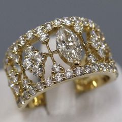 1キャラ超 美品タサキ K18 ダイヤ リング 1.01ct 0.55ct 6号 - メルカリ