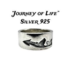 不滅の魅力】ローマ数字 Silver 925 刻印 80s Vintage Design Ring 
