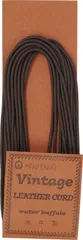 【特価商品】1.5mm ヴィンテージレザーコード Col.504 丸革ひも ダークブラウン メルヘンアート 2.5m