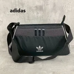 adidas originals アディダスオリジナルス ミニ エアライナーバッグ MINI AIRLINER ショルダーバッグ ボディバッグ 斜め掛け 肩掛け トレフォイル ロゴ 3ストライプ ブラック 黒 メッシュ 切替 スポーティー ★ ■■