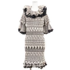 美品】CHANEL シャネル カットソー ニット P58962 2018年製 CC ロゴ