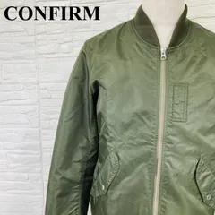 CONFIRM コンファーム MA-1ジャケット ブルゾン カーキ L 0234Kのサムネイル