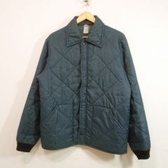 ビッグスミスBIGSMITH襟付きキルティングジャケット中綿入り紺 
