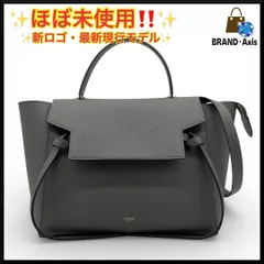 【ほぼ未使用】セリーヌ CELINE ハンドバッグ ショルダーバッグ ベルトバッグ ミニ 2way 新ロゴ現行 レディース